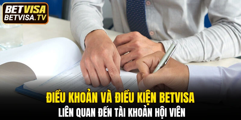 Điều khoản và điều kiện BETVISA liên quan đến tài khoản hội viên